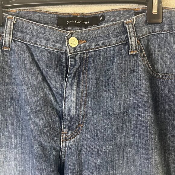 Calvin Klein Jeans 36 Bootcut Medium Wash Straight Leg Women's - Picture 9 of 11